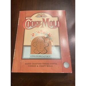 The Fox Run Country Cupboard Gingerbread Boy Cookie Craft Mold New Terra Cotta